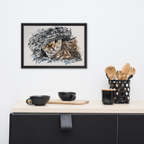 Hidden Cat Framed Poster