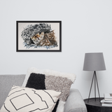 Hidden Cat Framed Poster
