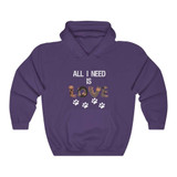 All I Need Is Dog Love Hooded Sweatshirt