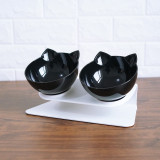 Creative Non-slip Cats Double Bowls With Raised Stand Pet Food And Water Bowl For Cats Dogs Feeders Bowl Pet Supplies 29