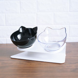 Creative Non-slip Cats Double Bowls With Raised Stand Pet Food And Water Bowl For Cats Dogs Feeders Bowl Pet Supplies 29