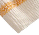 Stripe Boat Neck Loose Sweater