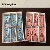 6 Pcs/Pack Dental Clinic Tooth Business Name Card Holder Case Display Stand