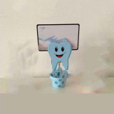 6 Pcs/Pack Dental Clinic Tooth Business Name Card Holder Case Display Stand