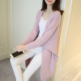 Long Bat Sleeve Oversized Knitted Cardigan
