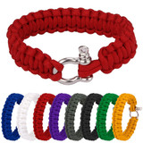 Paracord Survival Bracelet With Zinc Alloy