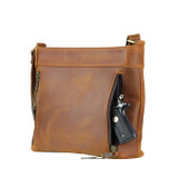 Lady Conceal Delaney Leather Concealed Carry Tote