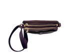 Roma 7046 Leather Shoulder Clutch - Locking Concealed Carry Purse