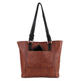 Lady Conceal Grace Two-tone Concealed Carry Tote with Wallet