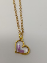 Handmade Gold 5 PC Heart Micro Necklace Set ♡ Handmade Gold 5 PC Heart Micro Necklace Set ♡