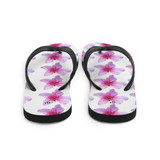 Flip-Flops - Italian Style - Peach Flowers