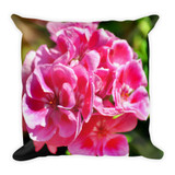 All-Over Print Premium Pillow Case w/ stuffing - Geranium 1