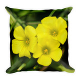 All-Over Print Premium Pillow Case w/ stuffing - Oxalis pes-caprae