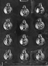 Mini Assorted Ornaments Chocolate Mold
