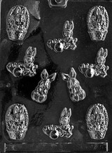 Easter -Assortment Bunnies- Chocolate Mold