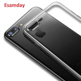 Clear Silicon Soft TPU iPhone Case For 7 7Plus 8 8Plus X XS MAX XR   iPhone 5 5s SE 6 6s 6Plus 6sPlus