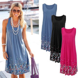 Women's Summer Floral Printed Maxi Dress