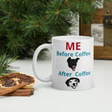 Me Before Coffee After Coffee