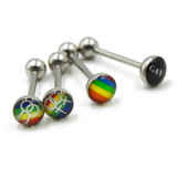 4pcs Tongue Rings