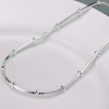 Women's Sterling Silver Snake Chain Necklace