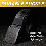 MIJIU Nylon Belts for Men 1.5inch Military Tactical Belt Adjustable Slide Plastic Buckle Web Canvas Belt Outdoor