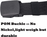 Men's Tactical Belt, Yuepin Polyester Outdoor Military Web Belt Tactical Webbing Belt Nickel Free