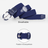 JASGOOD Braided Elastic Belts Mens,Woven Stretch Belt-Causal Belt for Golf Pants Jeans Women/Junior