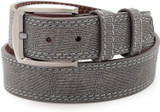 Faux Leather Double Stitched Belt 1.5" Wide (BG8262)