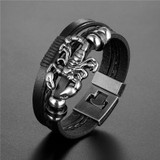 Men's Handmade Retro Woven Charm Leather Bracelet Men's Handmade Retro Woven Charm Leather Bracelet