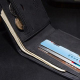Men's Leather Wallet With Coin Bag