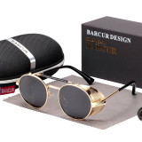 Steampunk Round Sunglasses Retro