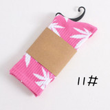 High Quality Harajuku Style Weed Socks For Women Men's Hip Hop Cotton Skateboard Sock Man WZ001