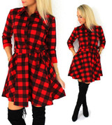 Autumn Plaid Dress