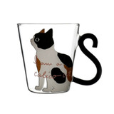 Bubbles Cat Glass Coffee Mug