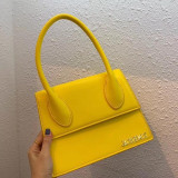 Jacquemus High Quality Leather Messenger Bag for Female Handbag Tote Vintage Crossbody Bag Clutch Purse Women Shoulder Bag Brand