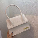 Jacquemus High Quality Leather Messenger Bag for Female Handbag Tote Vintage Crossbody Bag Clutch Purse Women Shoulder Bag Brand