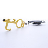 Contactless Protective Multi-Function Tool with Stretchable Carabiner Or Keychain