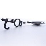 Contactless Protective Multi-Function Tool with Stretchable Carabiner Or Keychain