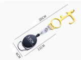 Contactless Protective Multi-Function Tool with Stretchable Carabiner Or Keychain