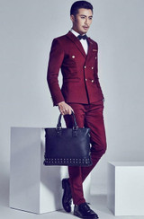 Double Breasted Slim Fit Suit