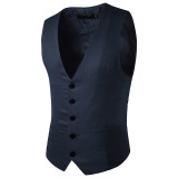 (New) Men's Fashion Single Breasted Vest