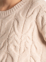 Cable-knit  sweater pullover