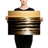 Sunset Over the Sea - Canvas Print