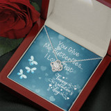 You Give Me Butterflies | Love Knot Necklace