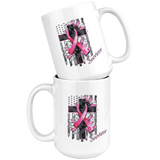 Breast Cancer Ribbon /American Flag / Sunflower | Mug