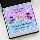 Breast Cancer Survivor | Heart Necklace