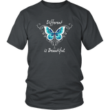 Different is Beautiful - White Text