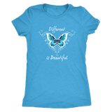 Different is Beautiful - White Text