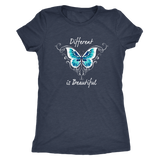 Different is Beautiful - White Text