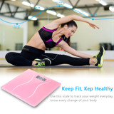Digital Electronic LCD Personal Glass Bathroom  Weighing Scale